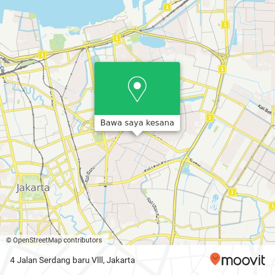 Peta 4 Jalan Serdang baru Vlll