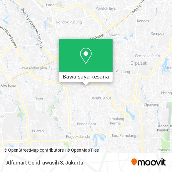 Peta Alfamart Cendrawasih 3