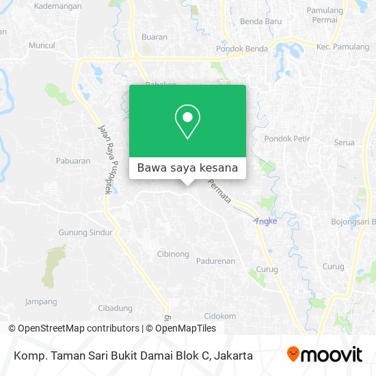 Peta Komp. Taman Sari Bukit Damai Blok C