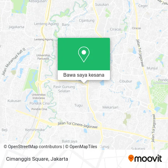 Peta Cimanggis Square