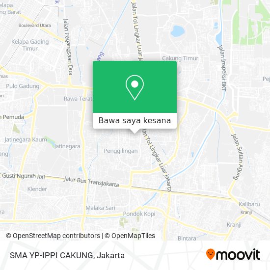 Peta SMA YP-IPPI CAKUNG