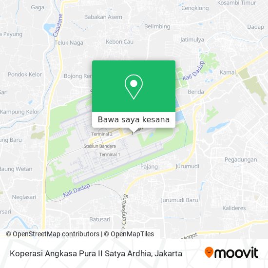 Peta Koperasi Angkasa Pura II Satya Ardhia