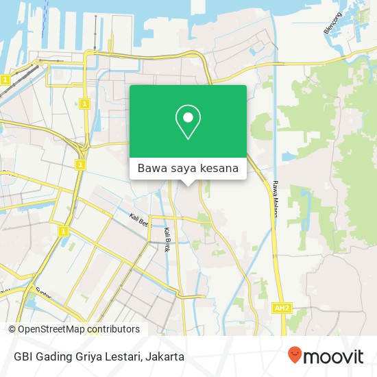 Peta GBI Gading Griya Lestari