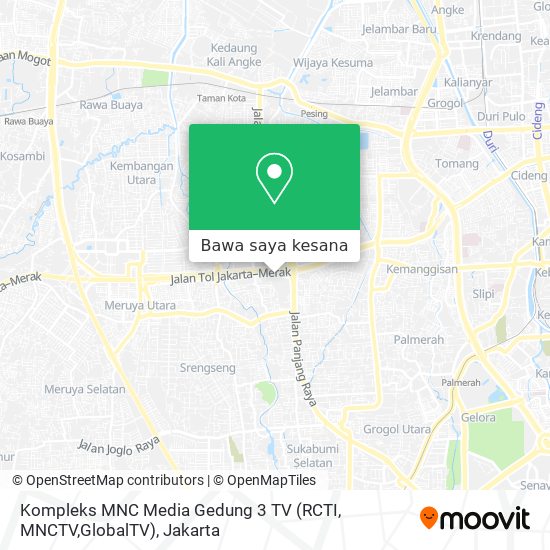 Peta Kompleks MNC Media Gedung 3 TV (RCTI, MNCTV,GlobalTV)