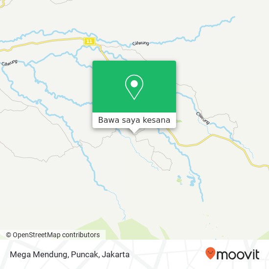 Peta Mega Mendung, Puncak