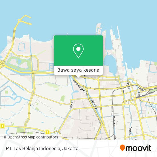 Peta PT. Tas Belanja Indonesia
