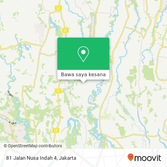 Peta 81 Jalan Nusa Indah 4