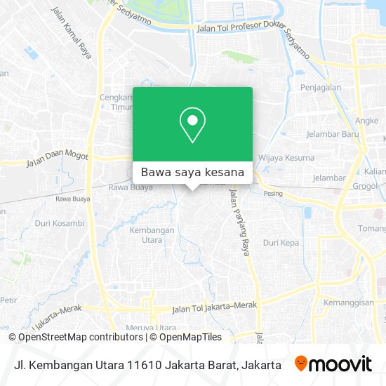Peta Jl. Kembangan Utara 11610 Jakarta Barat