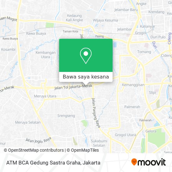 Peta ATM BCA Gedung Sastra Graha