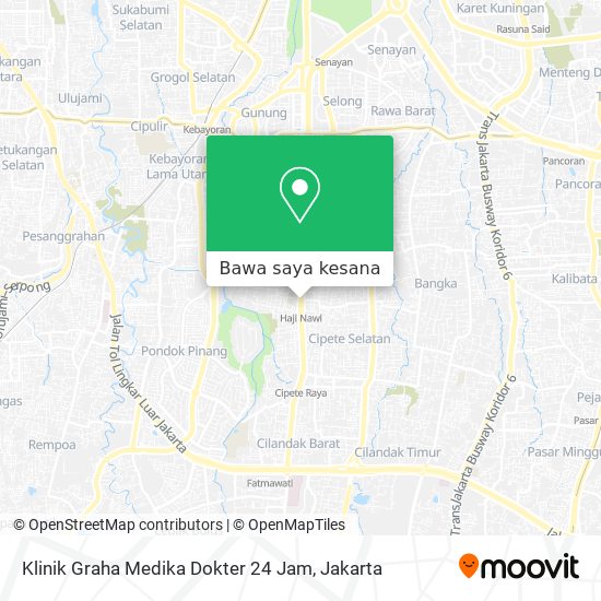 Peta Klinik Graha Medika Dokter 24 Jam