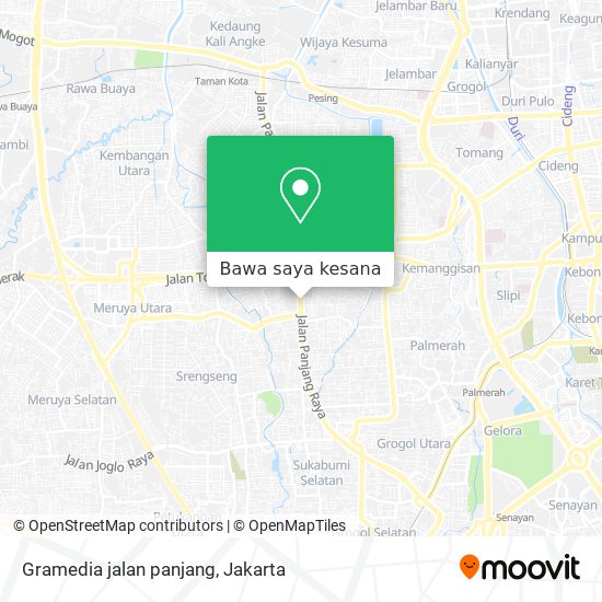 Peta Gramedia jalan panjang