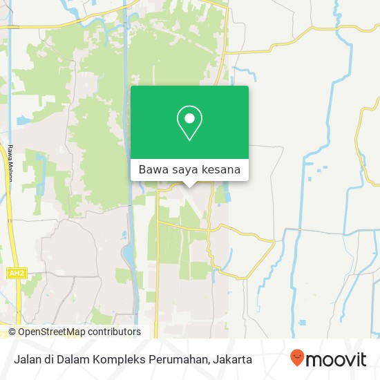 Peta Jalan di Dalam Kompleks Perumahan