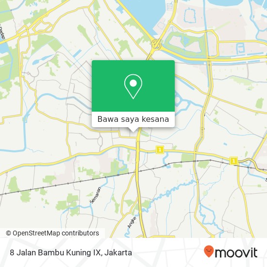 Peta 8 Jalan Bambu Kuning IX