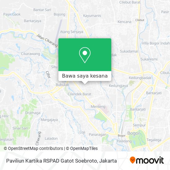 Peta Paviliun Kartika RSPAD Gatot Soebroto