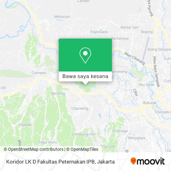 Peta Koridor LK D Fakultas Peternakan IPB