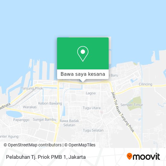 Peta Pelabuhan Tj. Priok PMB 1