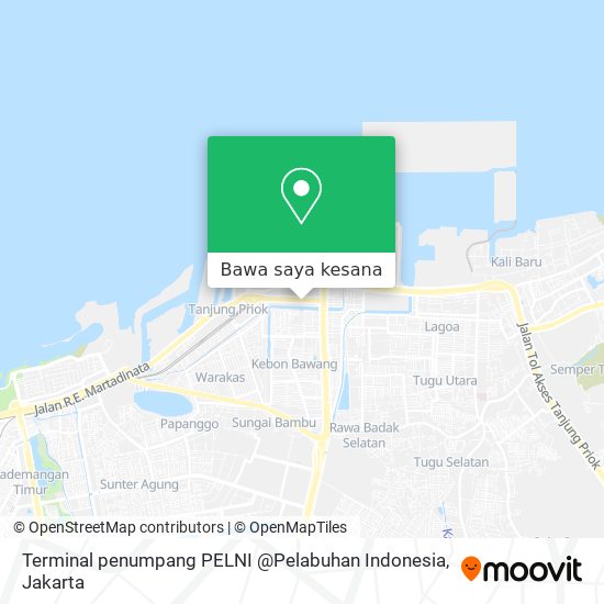 Peta Terminal penumpang PELNI @Pelabuhan Indonesia