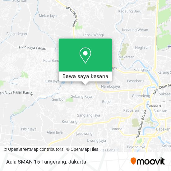 Peta Aula SMAN 15 Tangerang