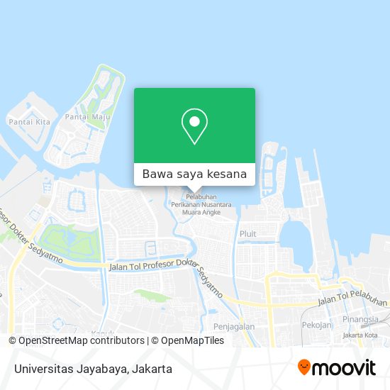 Peta Universitas Jayabaya