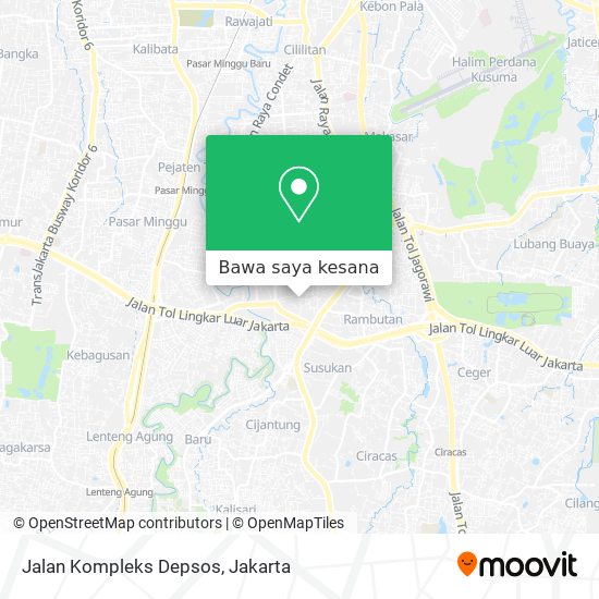 Peta Jalan Kompleks Depsos