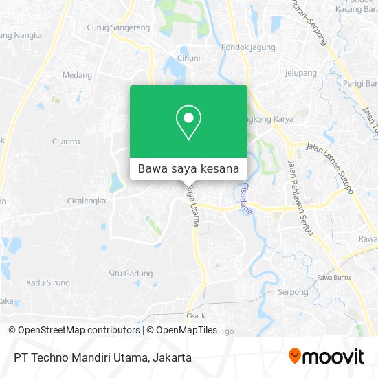 Peta PT Techno Mandiri Utama
