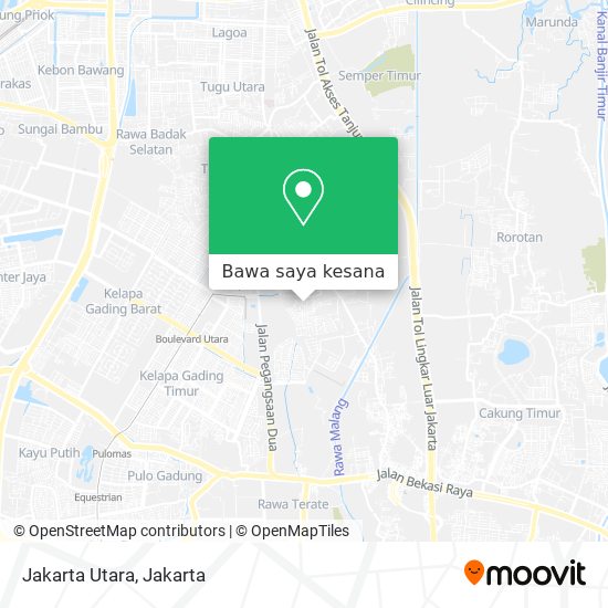 Peta Jakarta Utara