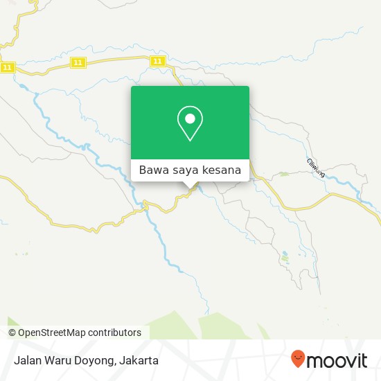 Peta Jalan Waru Doyong