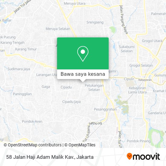 Peta 58 Jalan Haji Adam Malik Kav.