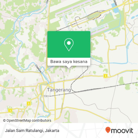 Peta Jalan Sam Ratulangi