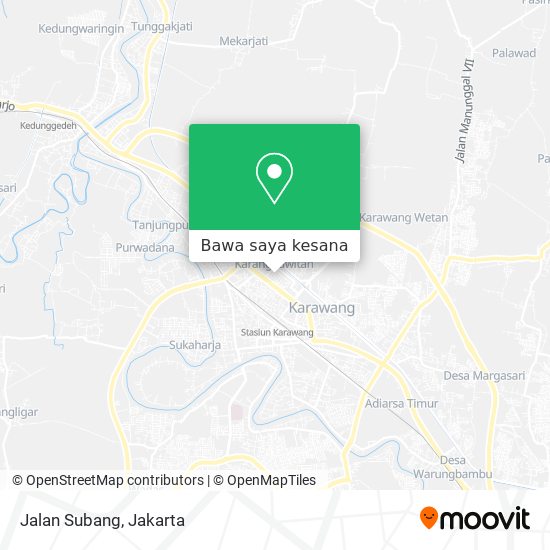 Peta Jalan Subang