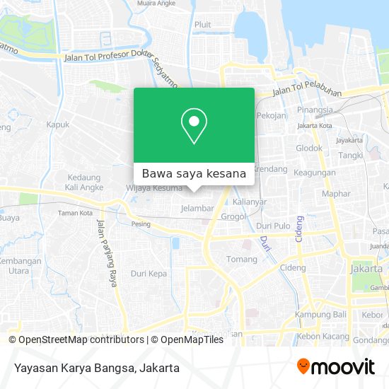 Peta Yayasan Karya Bangsa