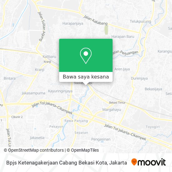 Peta Bpjs Ketenagakerjaan Cabang Bekasi Kota