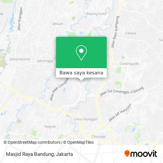 Peta Masjid Raya Bandung