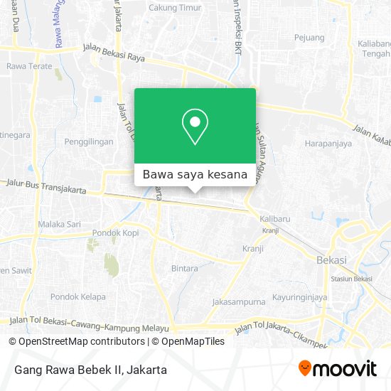 Peta Gang Rawa Bebek II