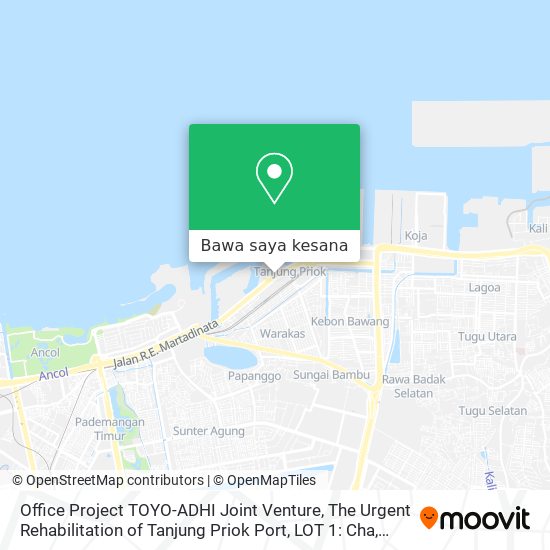 Peta Office Project TOYO-ADHI Joint Venture, The Urgent Rehabilitation of Tanjung Priok Port, LOT 1: Cha