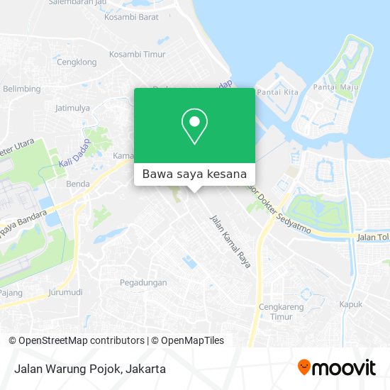 Peta Jalan Warung Pojok