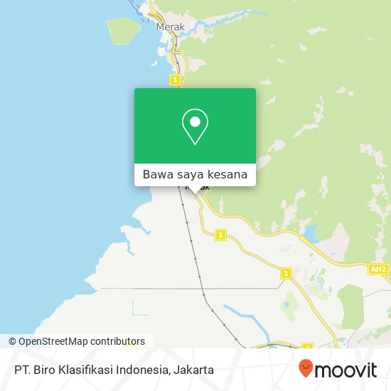 Peta PT. Biro Klasifikasi Indonesia