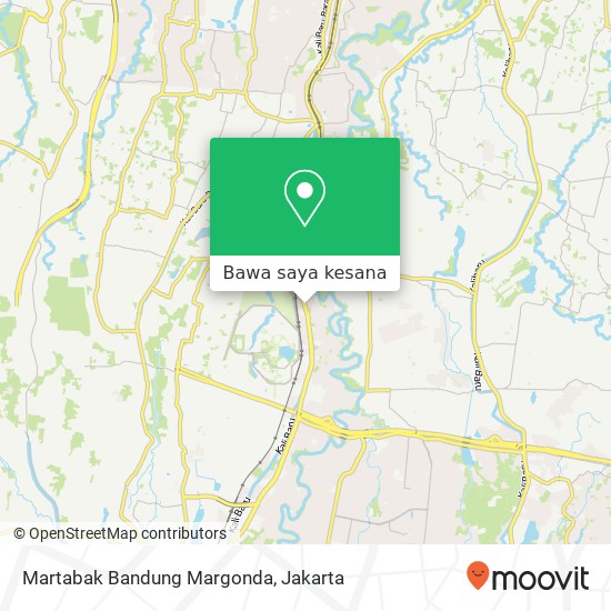 Peta Martabak Bandung Margonda