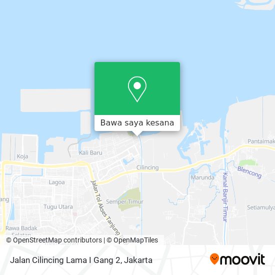 Peta Jalan Cilincing Lama I Gang 2