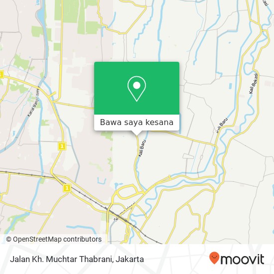 Peta Jalan Kh. Muchtar Thabrani