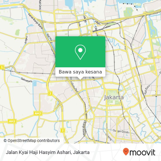 Peta Jalan Kyai Haji Hasyim Ashari