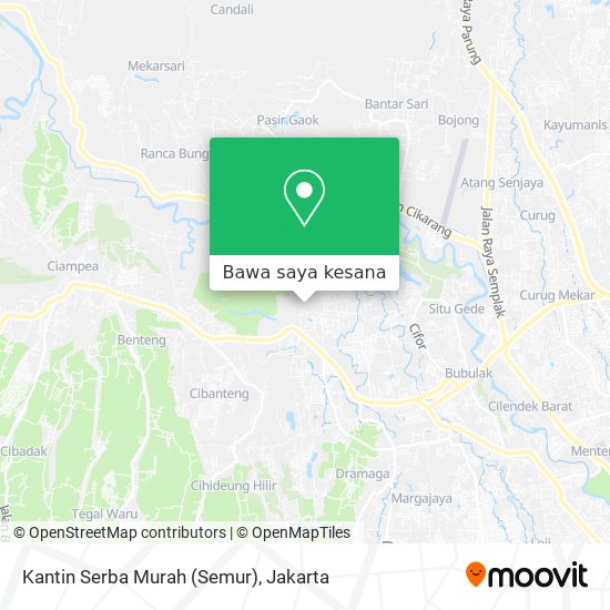 Peta Kantin Serba Murah (Semur)