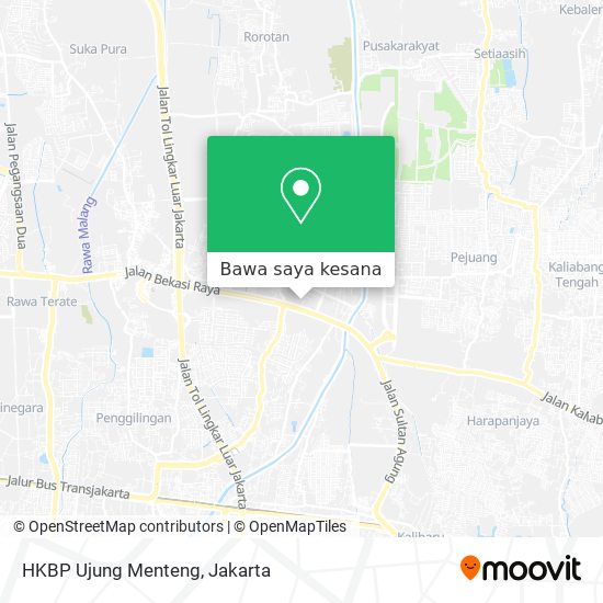 Peta HKBP Ujung Menteng