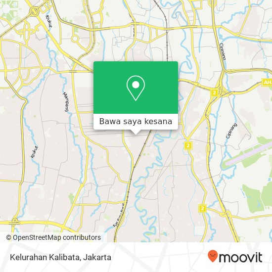 Peta Kelurahan Kalibata