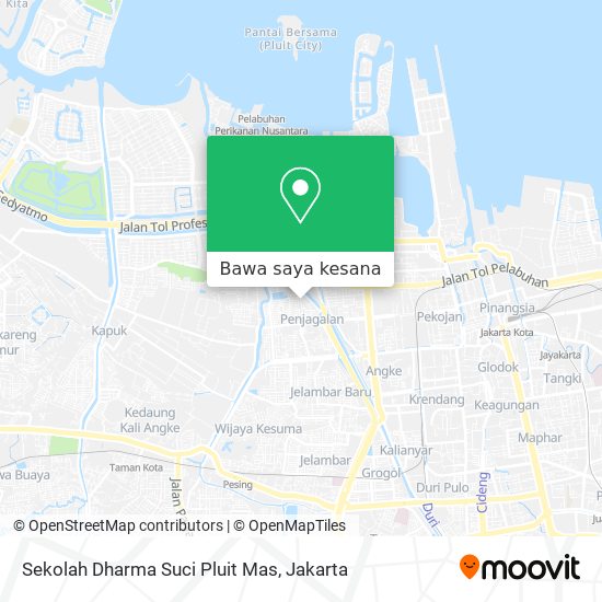 Peta Sekolah Dharma Suci Pluit Mas