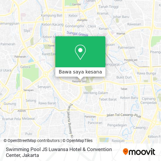 Peta Swimming Pool JS Luwansa Hotel & Convention Center