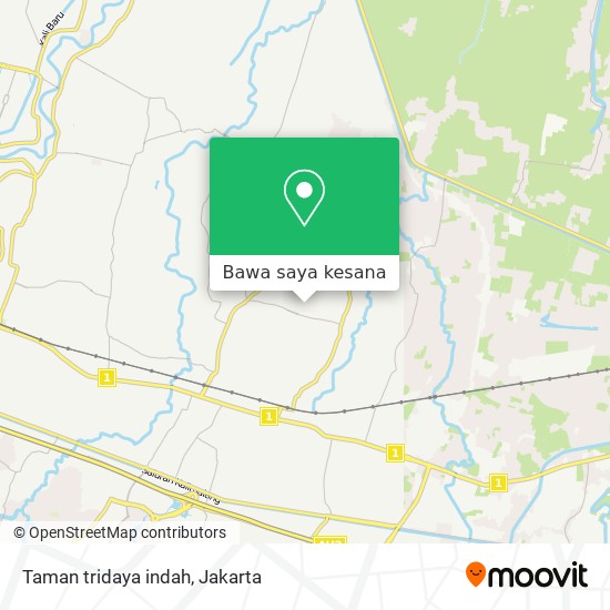 Peta Taman tridaya indah