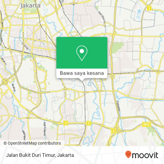 Peta Jalan Bukit Duri Timur