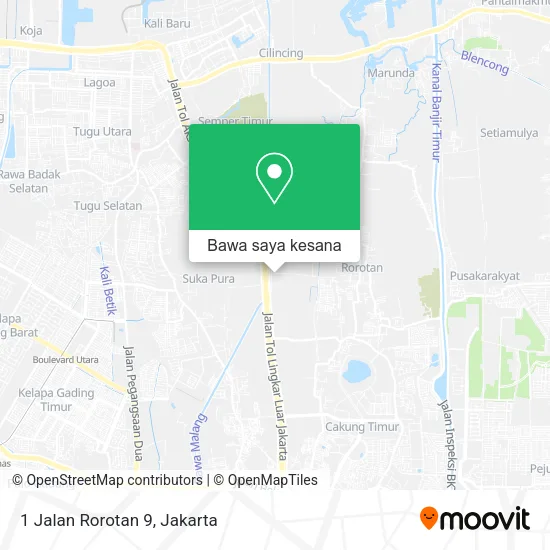 Peta 1 Jalan Rorotan 9