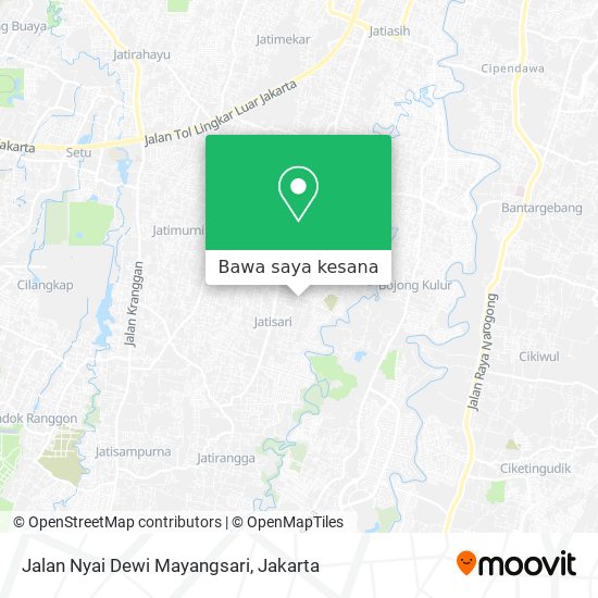 Peta Jalan Nyai Dewi Mayangsari